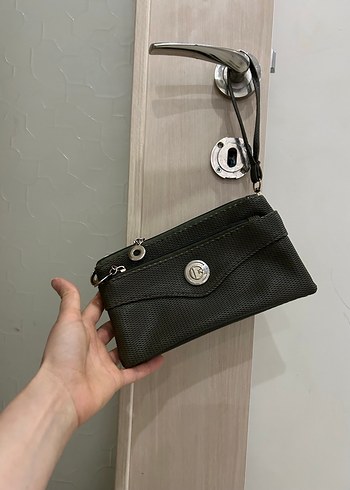 Deri Yılan Desenli Fermuarlı Kadın Cüzdan - Görsel 2