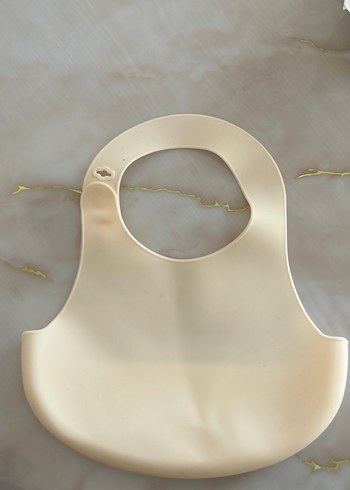 Ayarlanabilir Beyaz Bebek Önlüğü - Görsel 2