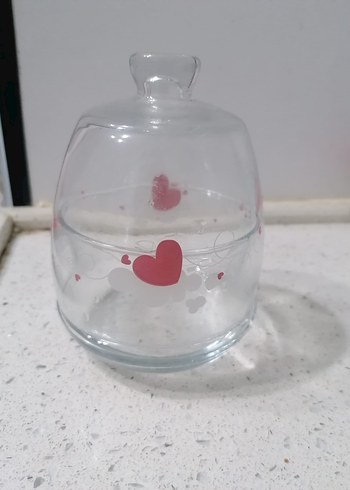 Kalp Desenli Cam şekerlik&reçellik - Görsel 2