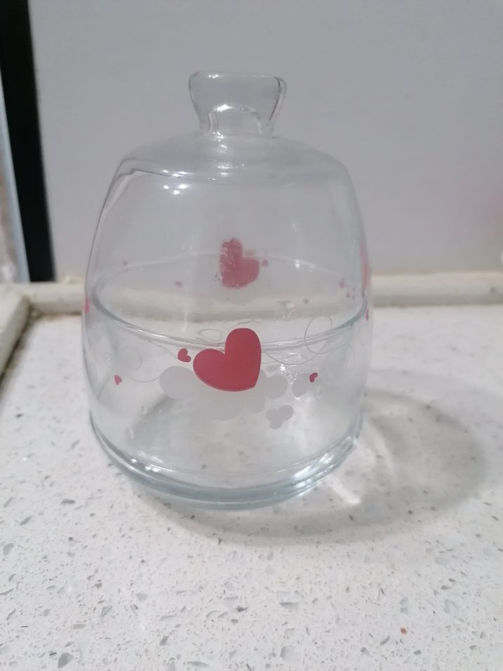 Kalp Desenli Cam şekerlik&reçellik - Görsel 2