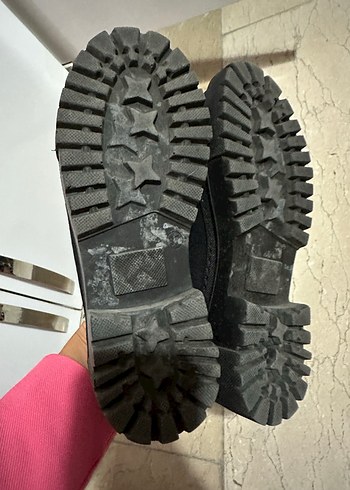 37 Beden siyah Renk Zincir Detaylı Topuklu Loafer