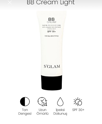 S'glam bb krem 30 spf