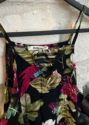 Çiçek Desenli mini elbise - Görsel 4