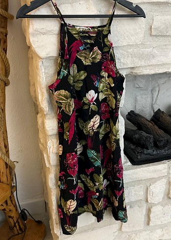 Çiçek Desenli mini elbise - Görsel 3