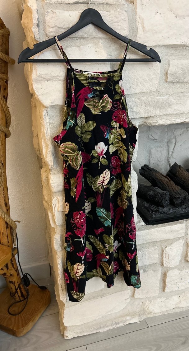 Çiçek Desenli mini elbise - Görsel 3