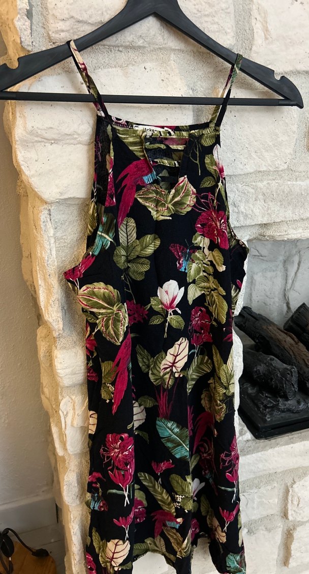 Çiçek Desenli mini elbise - Görsel 2