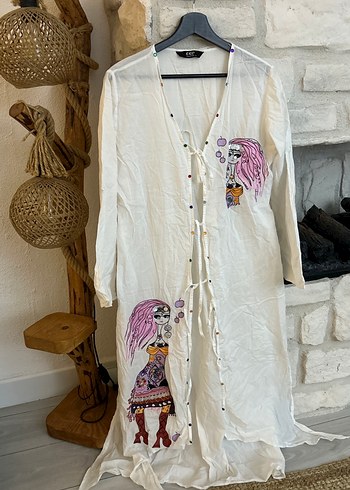 Şile bezi plaj elbisesi - Görsel 3