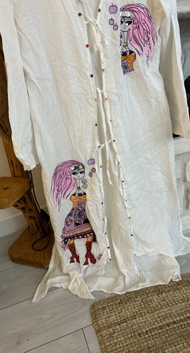 Şile bezi plaj elbisesi - Görsel 4