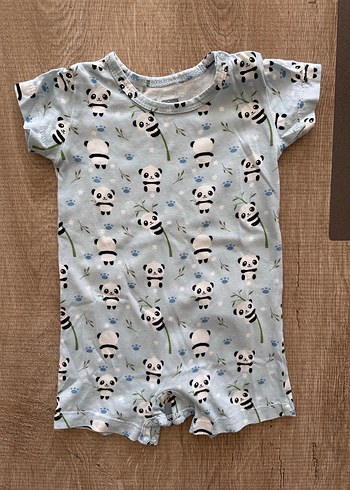 Bebek Erkek Kısa Kollu Örme Tulum Seti - Görsel 4