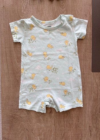 Bebek Erkek Kısa Kollu Örme Tulum Seti - Görsel 3