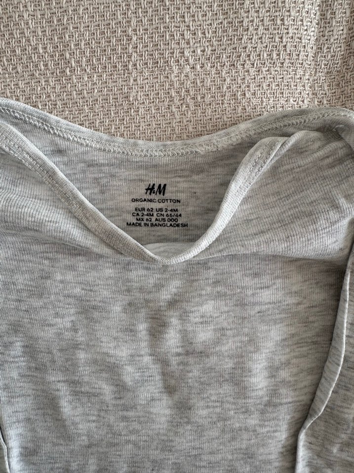 Uzun Kollu Gri Erkek Bebek Tulum - Görsel 4