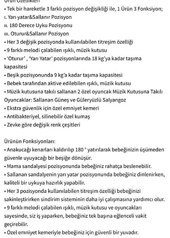 Gri Bebek Beşiği ve Salıncak - Görsel 7