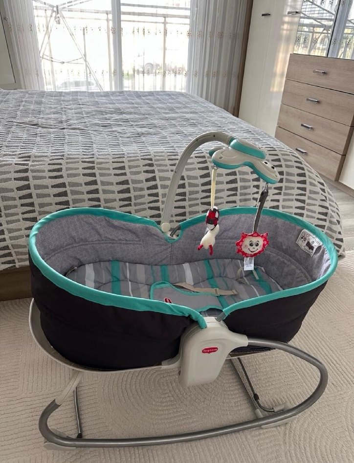 Gri Bebek Beşiği ve Salıncak - Görsel 3