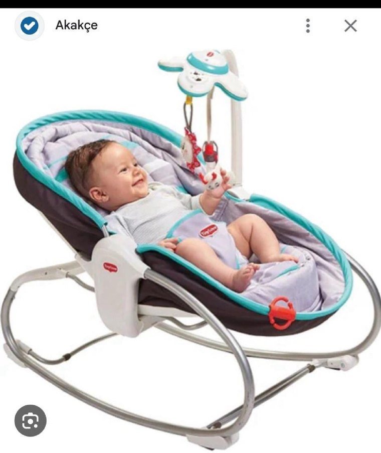 Gri Bebek Beşiği ve Salıncak - Görsel 2