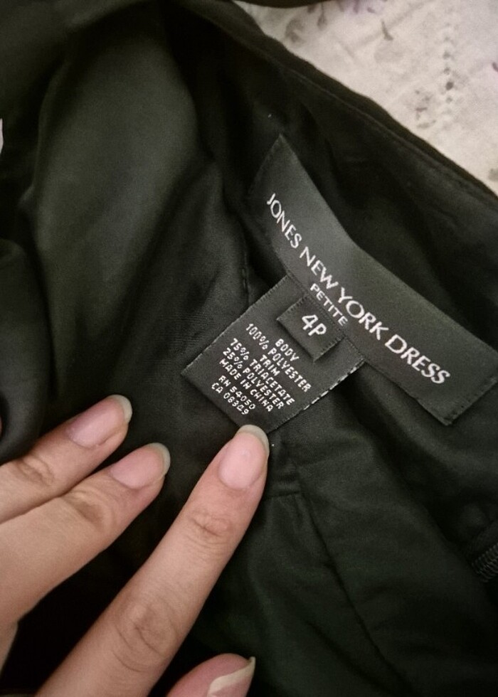 
Jones New York Siyah Elbise ? Boyundan Bağlamalı (4P) - Görsel 3