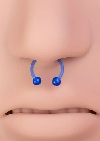 renkli plastik piercing - Görsel 5