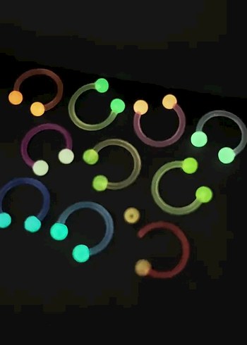 renkli plastik piercing - Görsel 4