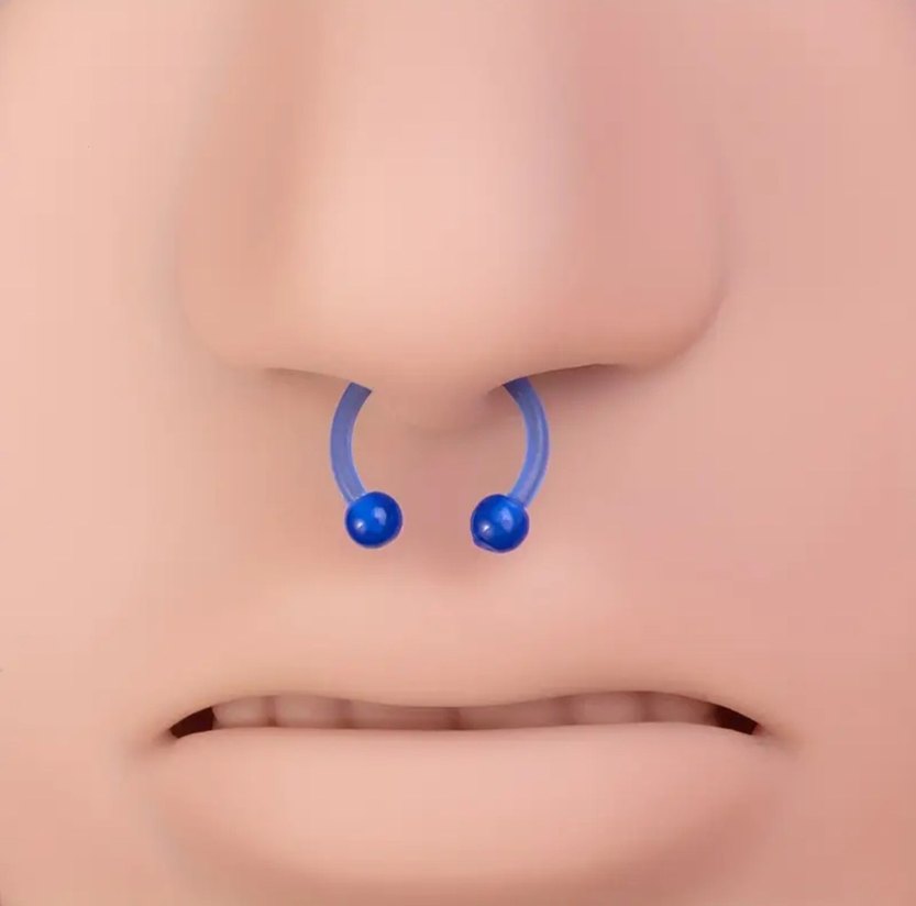 renkli plastik piercing - Görsel 5