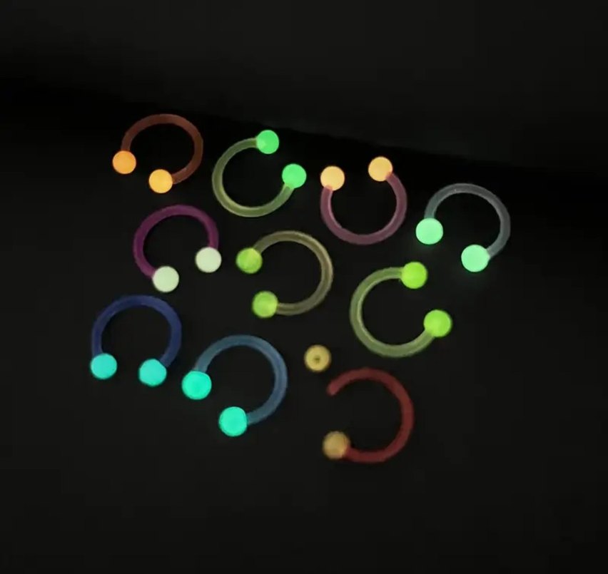 renkli plastik piercing - Görsel 4