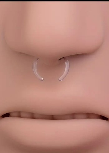 at nalı kulak, septum piercing - Görsel 4