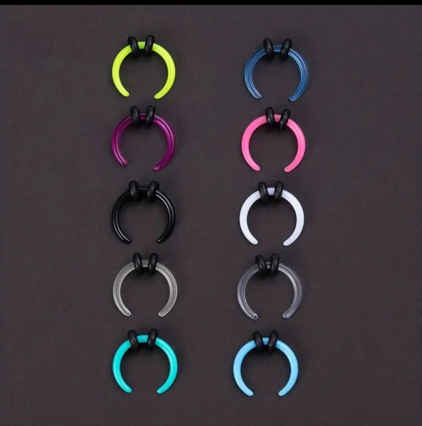 at nalı kulak, septum piercing - Görsel 2