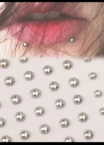 yapışkanlı fake piercing - Görsel 2