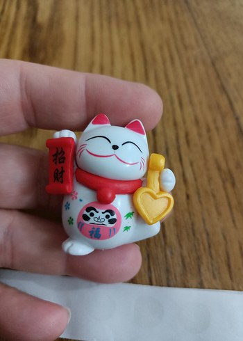 maneki neko Şans Kedisi Figürü