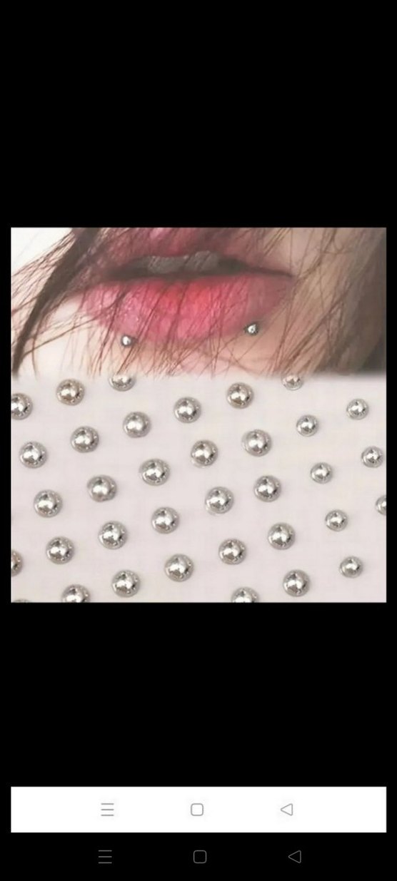 yapışkanlı fake piercing - Görsel 2