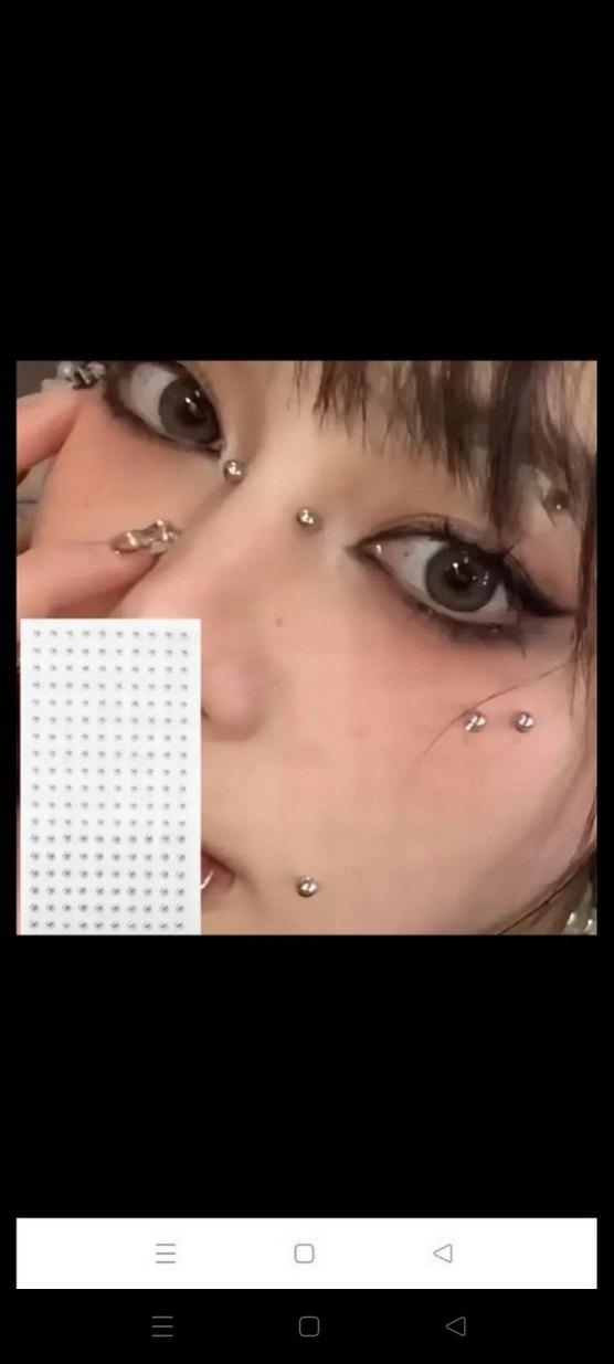 yapışkanlı fake piercing - Görsel 3