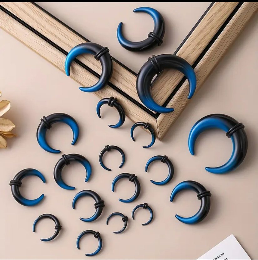 hip hop punk tarzı kulak genişleticiler - Görsel 2