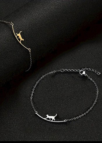 Accessorize kedi figürlü halhal
