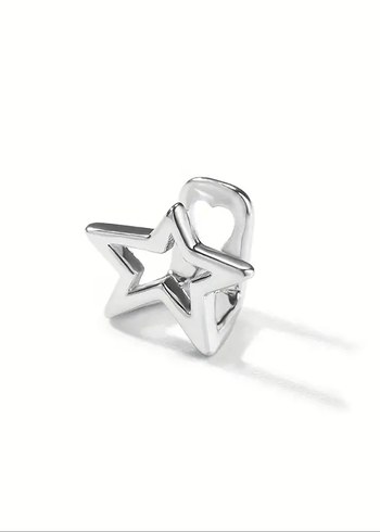  Beden Parlak Altın Yıldız Diş Piercing grillz