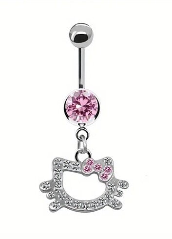 Hello Kitty Hello kitty göbek piercing
