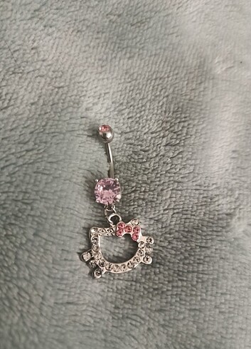 Beden çeşitli Renk Hello kitty göbek piercing