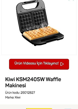 Yeni Kiwi Waffle Makinasi
