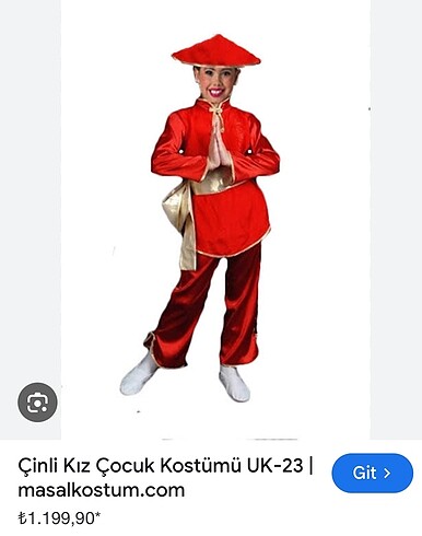Çinli kostümü kiralık