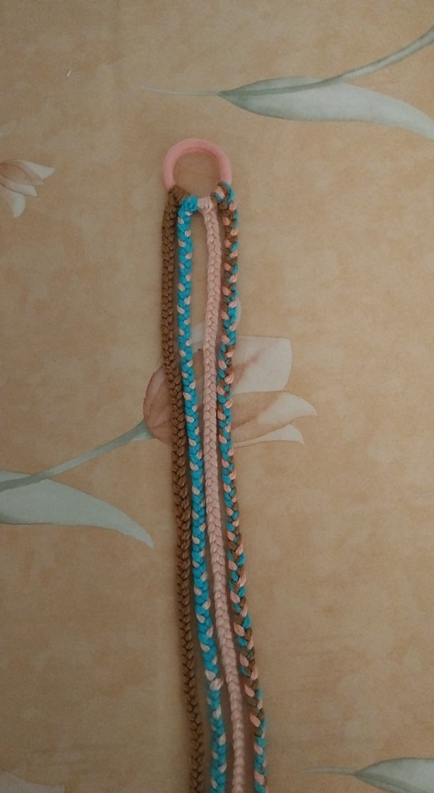 Nakışlı Püsküllü Bohem Kadın lastikli saç tokası - Görsel 2