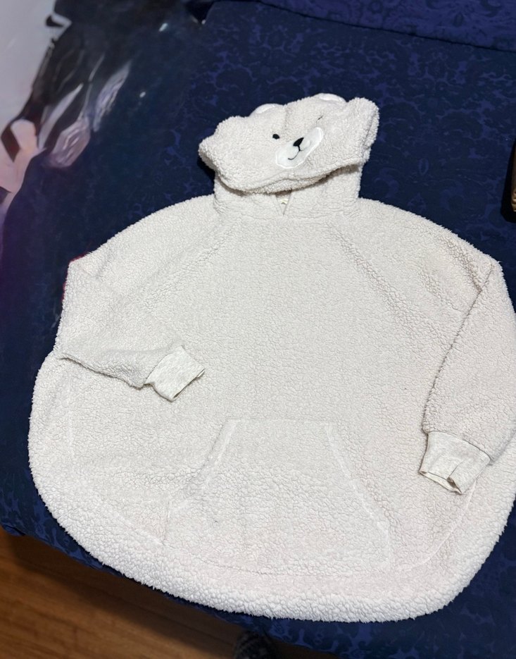 Kadın kapişonlu polar duş giyim - Görsel 3