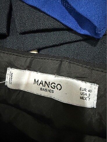 40 Beden siyah Renk Mango pantolon
