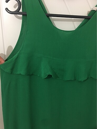 38 Beden yeşil Renk Yazlık elbise