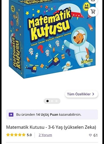 Matematik kutusu dikkât kutusu iki set