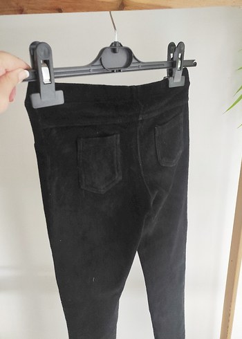 Siyah fitilli kışlık tayt - Görsel 3