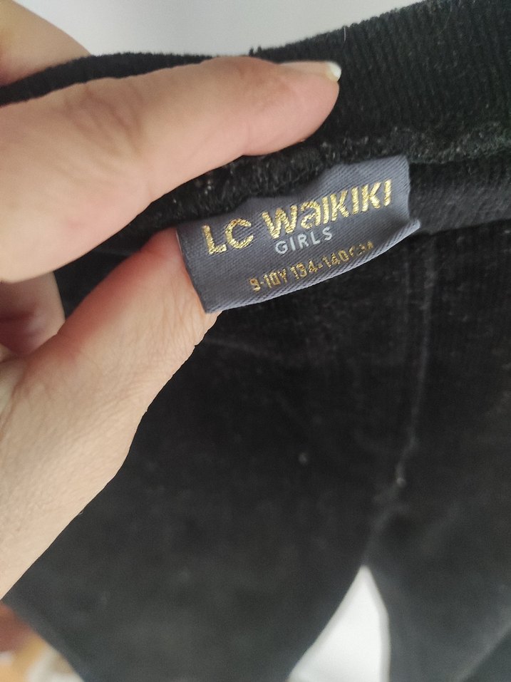 Siyah fitilli kışlık tayt - Görsel 5