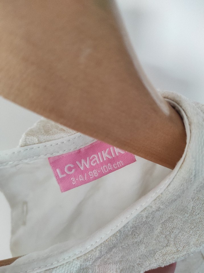 Kemerli Vintage Kız Elbisesi - Görsel 3