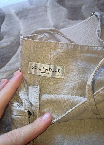 Zara Tam Keten Pantolon