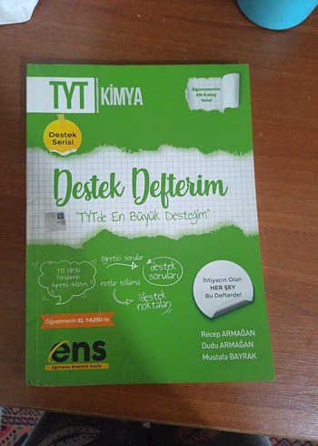TYT Kimya Destek Defterim