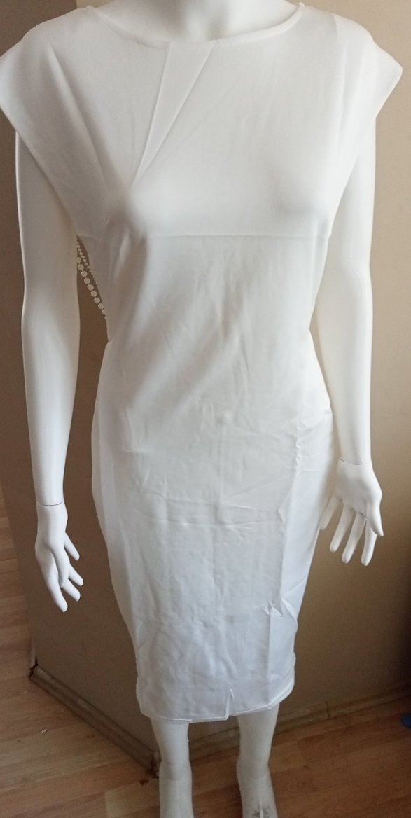 SIRT DEKOLTELİ ELBİSE - Görsel 2