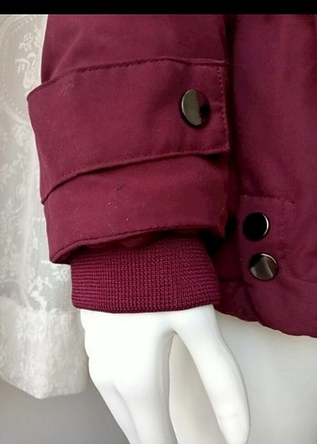 KAPÜŞONLU KADIN  MONT - Görsel 3