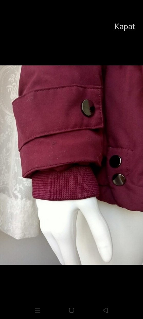 KAPÜŞONLU KADIN  MONT - Görsel 3