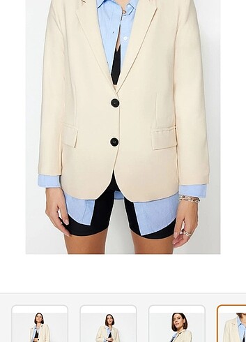 Bej blazer